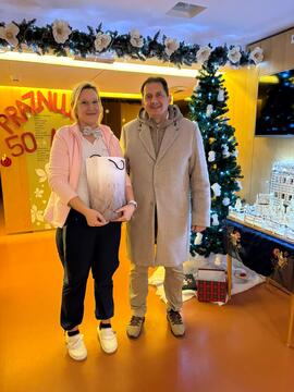 Silvestrski obisk; Vir: Arhiv Občine Sežana